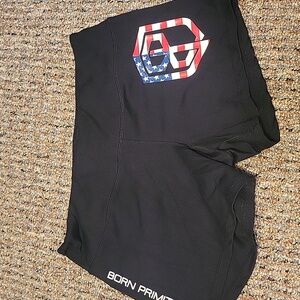 Born Primitive Women's Black Patriotic Shorts